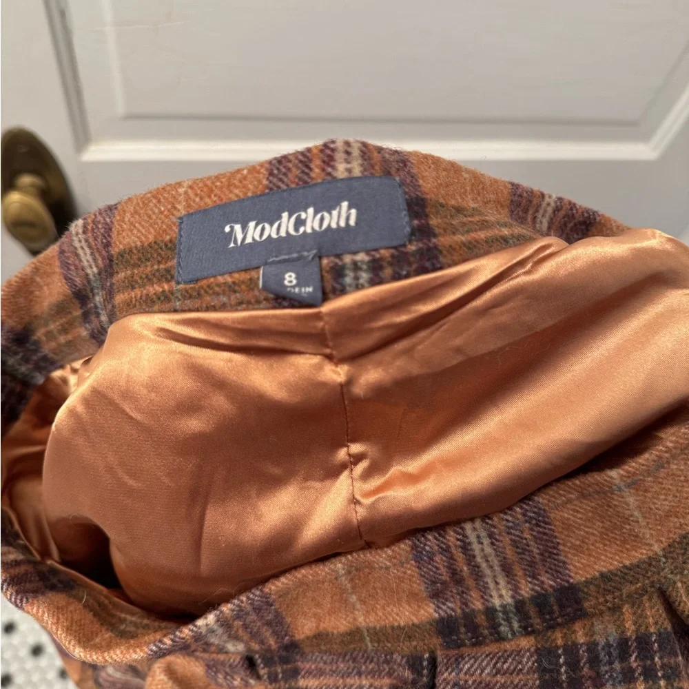 ModCloth plaid skater skirt - Picture 3 of 3